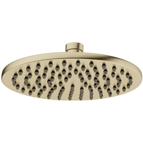 Additional image for Round Shower Head 200mm (Brushed Brass).