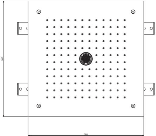 Additional image for Stream Shower Head (Slate).