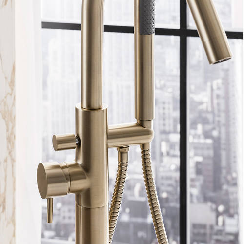 Brushed Brass Bathroom Edition, Taps, Mixers, Showers, Bathroom  Accessories