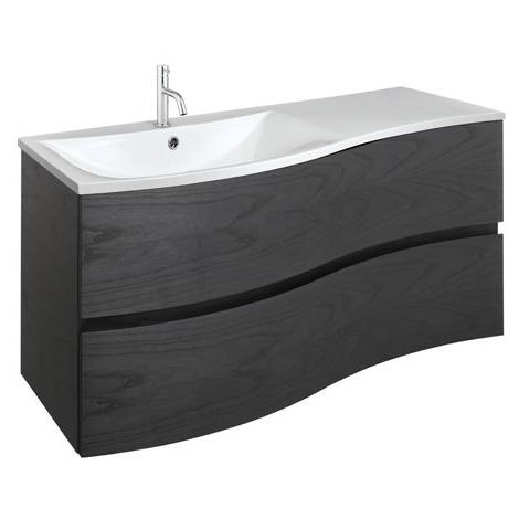Additional image for Vanity Unit With White Cast Basin (1000mm, Grey Ash).