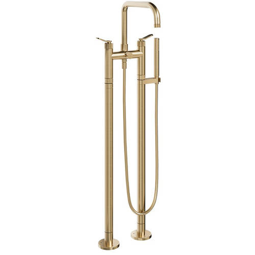 Additional image for Floorstanding Bath Shower Mixer Tap (Br Brass).