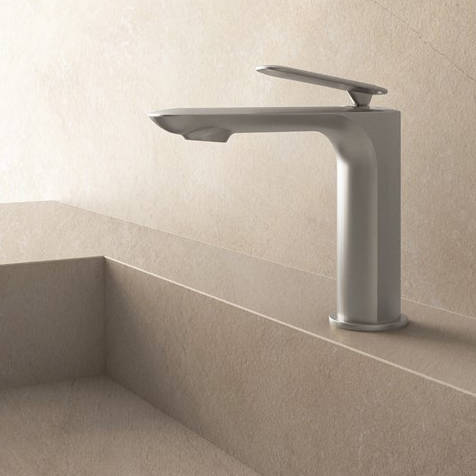 Additional image for Mono Basin Mixer Tap With Lever Handle (Br Metallic).