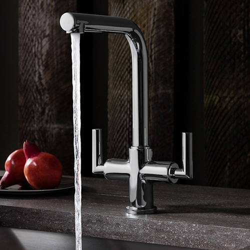 Additional image for Tropic Dual Control Kitchen Tap (Chrome).