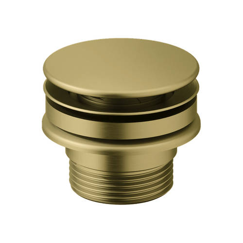 Additional image for Universal Click Clack Basin Waste (Brushed Brass).