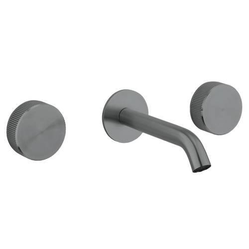 Additional image for Wall Mounted Basin Mixer Tap (Slate).