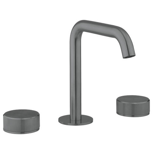 Additional image for 3 Hole Basin Mixer Tap (Slate).