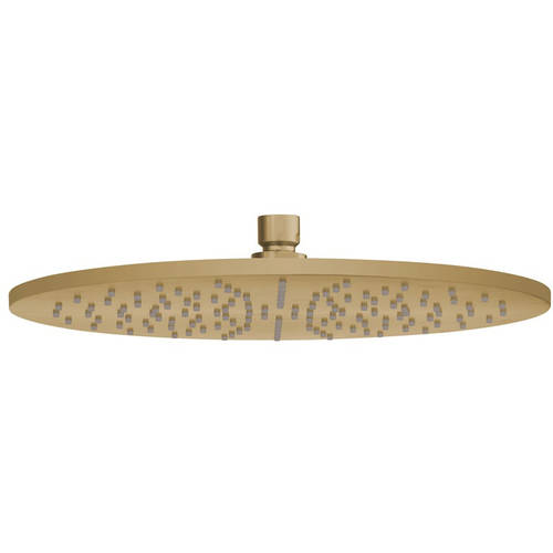 Additional image for Round Shower Head 300mm (Brushed Brass).