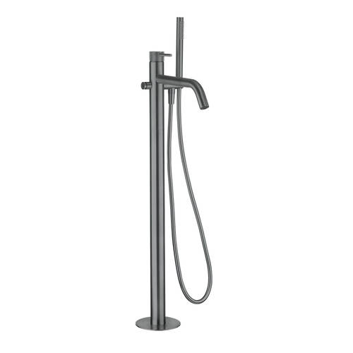 Additional image for Floor Standing Bath Shower Mixer Tap (Slate).