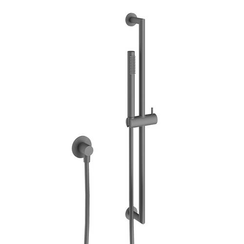 Additional image for Designer Slide Rail Shower Kit (Slate).