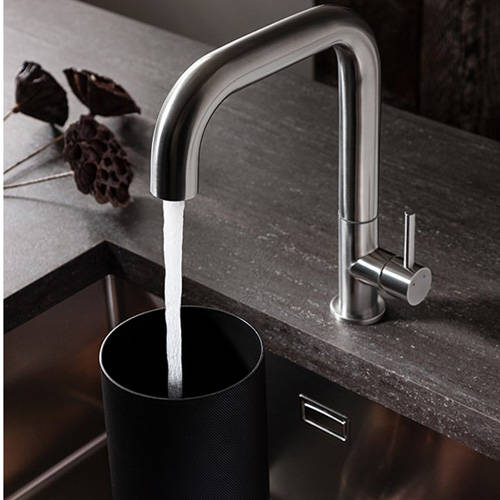 Additional image for Tube Side Control Kitchen Tap (Stainless Steel).