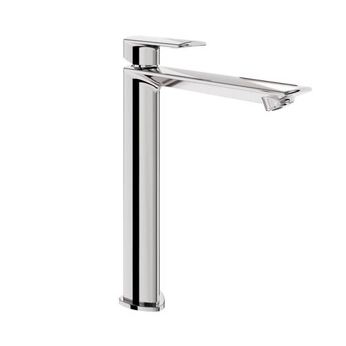 Additional image for Tall Basin Mixer Tap With Lever Handle (Chrome).