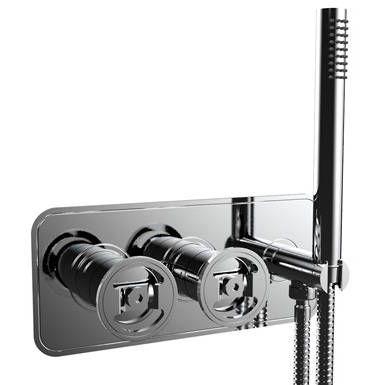 Additional image for Shower Valve With Handset (2-Way, Chrome).