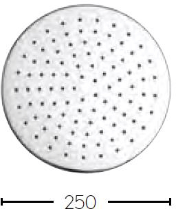 Additional image for Round Shower Head 250mm (Chrome).