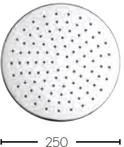 Additional image for Round Shower Head 250mm (Brushed Nickel).