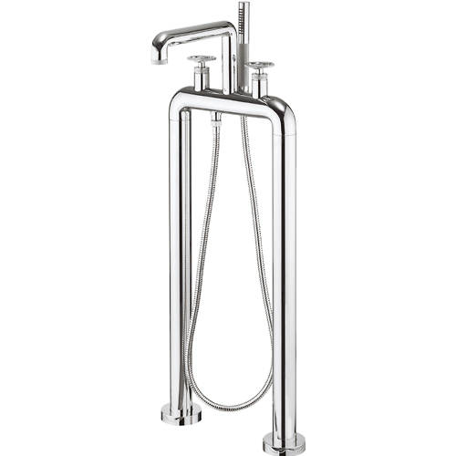Additional image for Free Standing BSM Tap With Wheel Handles (Chrome).