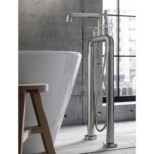 Additional image for Free Standing BSM Tap With Lever Handles (B Nickel).