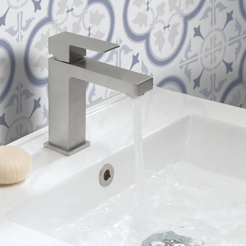 Additional image for Basin & Bath Filler Tap Pack (Brushed Stainless Steel).