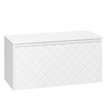 Additional image for Wall Hung Vanity Unit & White Top (1000mm, Matt White).