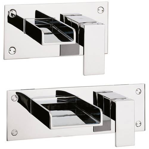 Additional image for Wall Mounted Basin & Bath Filler Tap Pack.