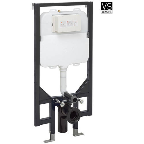 Additional image for Slim Wall Hung Toilet Support Frame With Cistern (1140).