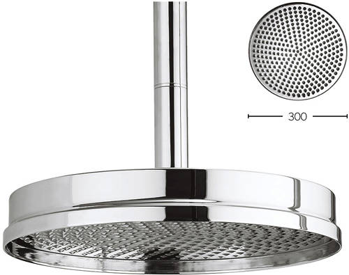 Additional image for 300mm Round Shower Head (Chrome).