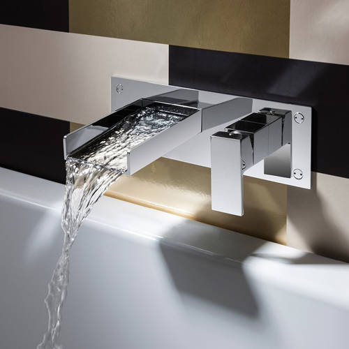 Additional image for Wall Mounted Basin Tap (Chrome).