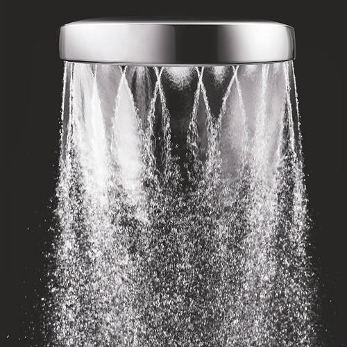 Additional image for Aurajet Aio Overhead Drencher Shower Head (Chrome).