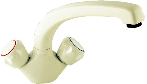 Additional image for Dual Flow Kitchen Tap With Swivel Spout (Beige)