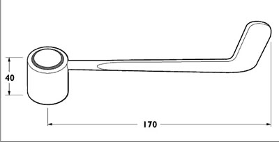 Additional image for 6" Long Lever Tap Handles (Pair).