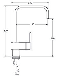 Additional image for Kitchen Tap With Swivel Spout.