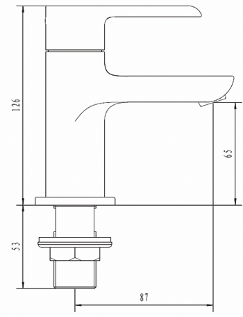 Additional image for Pillar Bath Taps (Pair, Chrome).