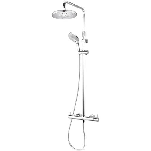 Additional image for Kaha Cool To Touch Thermostatic Bar Shower Pack (Chrome).