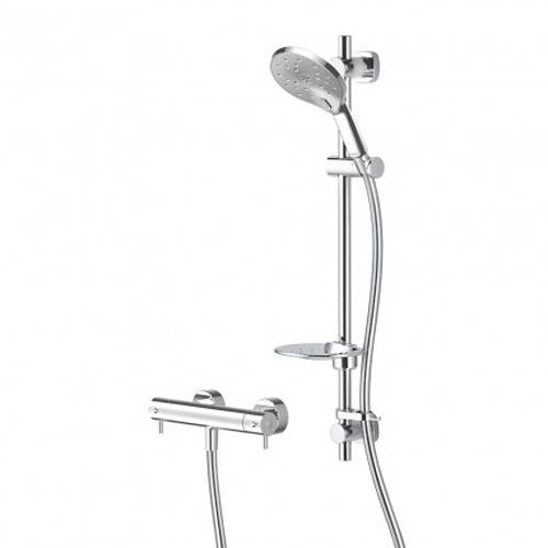 Additional image for Kaha Cool Touch Thermostatic Bar Shower With Easy Fit Kit.