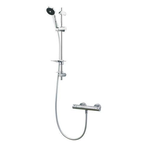 Additional image for Maku Satinjet Cool Touch Thermostatic Bar Shower Pack (Chrome).