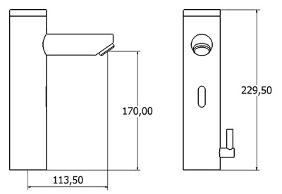 Additional image for Electronic Basin Sensor Tap (Battery Powered).