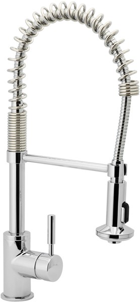 Additional image for Slinky Kitchen Tap With Pull Out Rinser (Chrome).