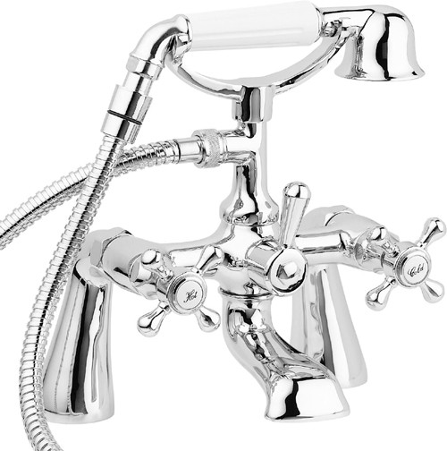 Additional image for Bath Shower Mixer Tap With Shower Kit (Chrome).