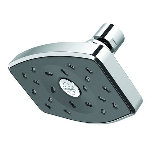 Additional image for Waipori Shower Head (Chrome & Graphite).