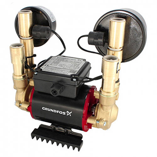 Additional image for STN-3.0B Twin Ended Shower Pump (3.0 Bar, Universal).