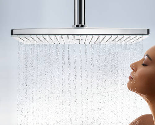 Additional image for Rainmaker 3 Jet Eco Shower Head & Arm (460x300, White & Chrome).