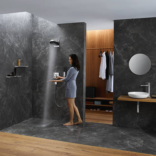 Additional image for Rainfinity Overhead Shower With 3 Jet EcoSmart 9 l/min (250mm, Chrome)