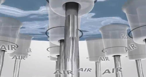 Additional image for Raindance E Air 1 Jet Shower Head (400x400mm, Chrome).