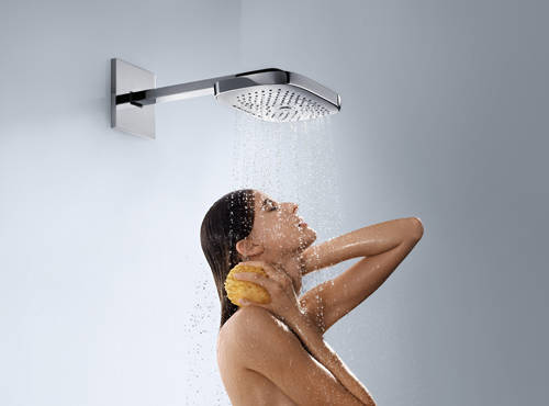 Additional image for Raindance E 300 3 Jet Shower Head & Arm (300x190mm, Chrome).