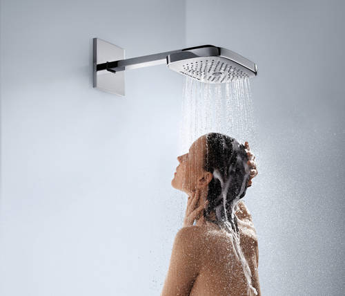 Additional image for Raindance E 300 3 Jet Shower Head & Arm (300x190mm, Chrome).