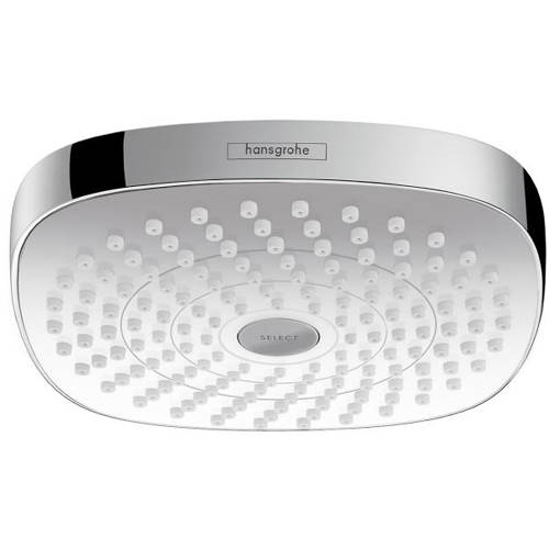 Additional image for Croma Select E 180 2 Jet Eco Shower Head (White & Chrome).