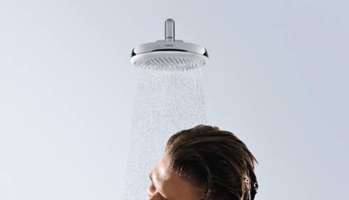 Additional image for Crometta 180 1 Jet Shower Head (Low Pressure, Chrome).