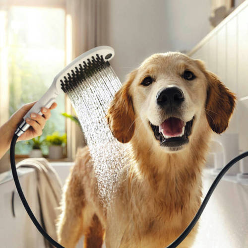 Additional image for DogShower Hand Shower 150 With 3 jets (Matt White)