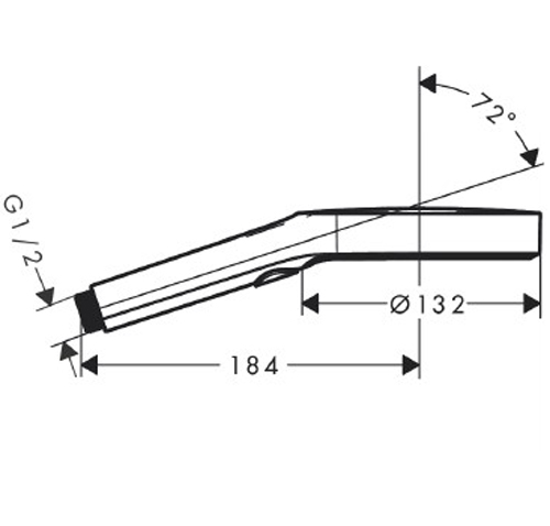 Additional image for Rainfinity Hand Shower 130 With 3 jets (Matt White)