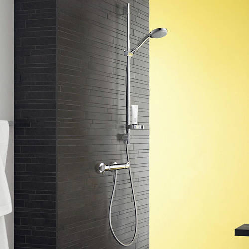 Additional image for Ecostat Combi Bar Shower Set With 650mm Slide Rail Kit.