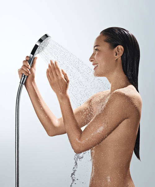 Additional image for Raindance Select E 300 2 Jet Shower Pack (White & Chrome).